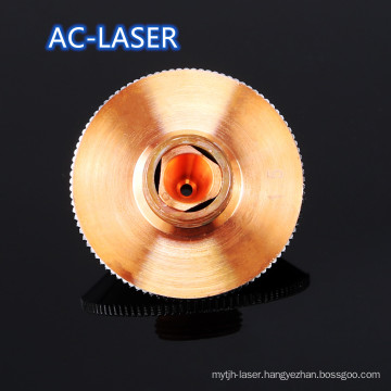 D32 H15 M14mm Chrome coated double layers fiber laser nozzle for Raytools cutting head